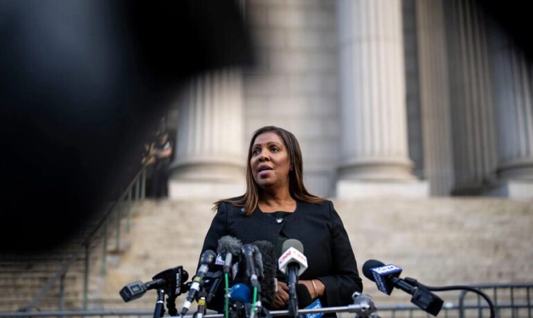 Donald Trump Responds to Attorney General Letitia James Over $175 Million Bond Dispute